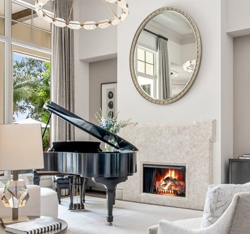 Luxury Naples living room